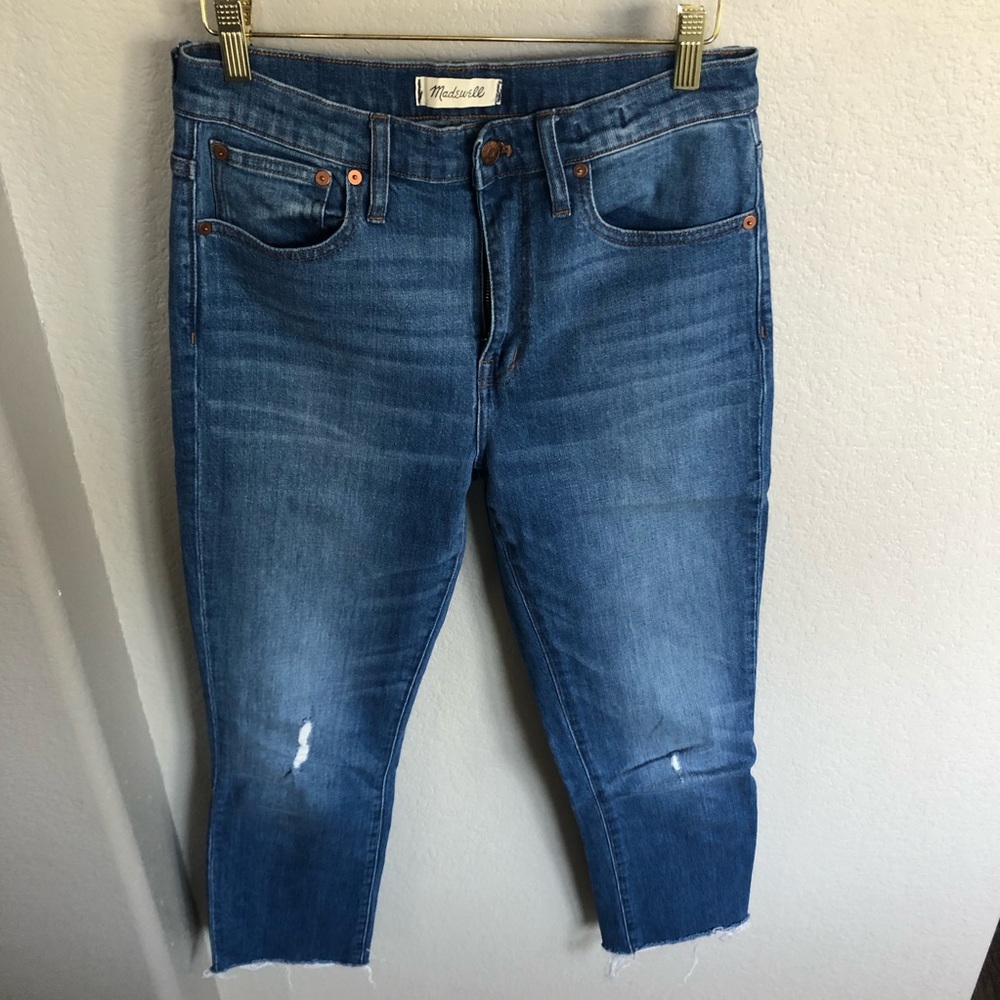 The High-Rise Slim Crop Boyjean by Madewell